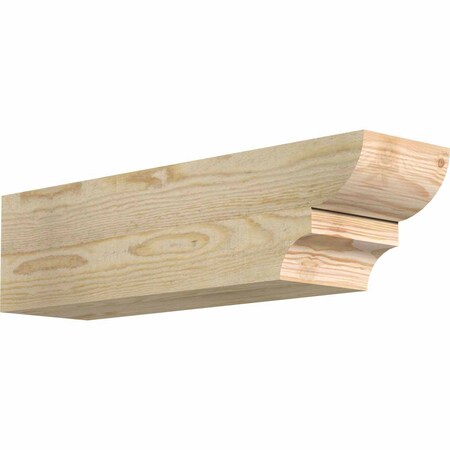 Ekena Millwork Ridgewood Rough Sawn Rafter Tail, Douglas Fir, 6"W x 6"H x 24"L RFT06X06X24RID00RDF